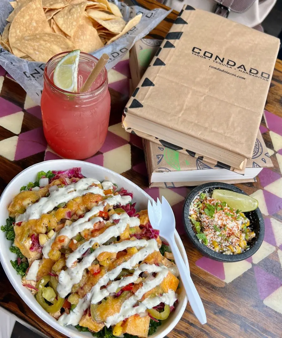 Vegetarian food at Condado in Capitol View, Nashville