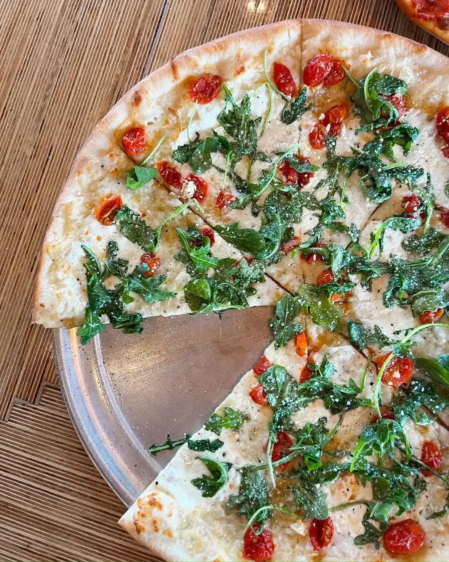 Vegetarian food at Five Points Pizza in East Nashville, Nashville