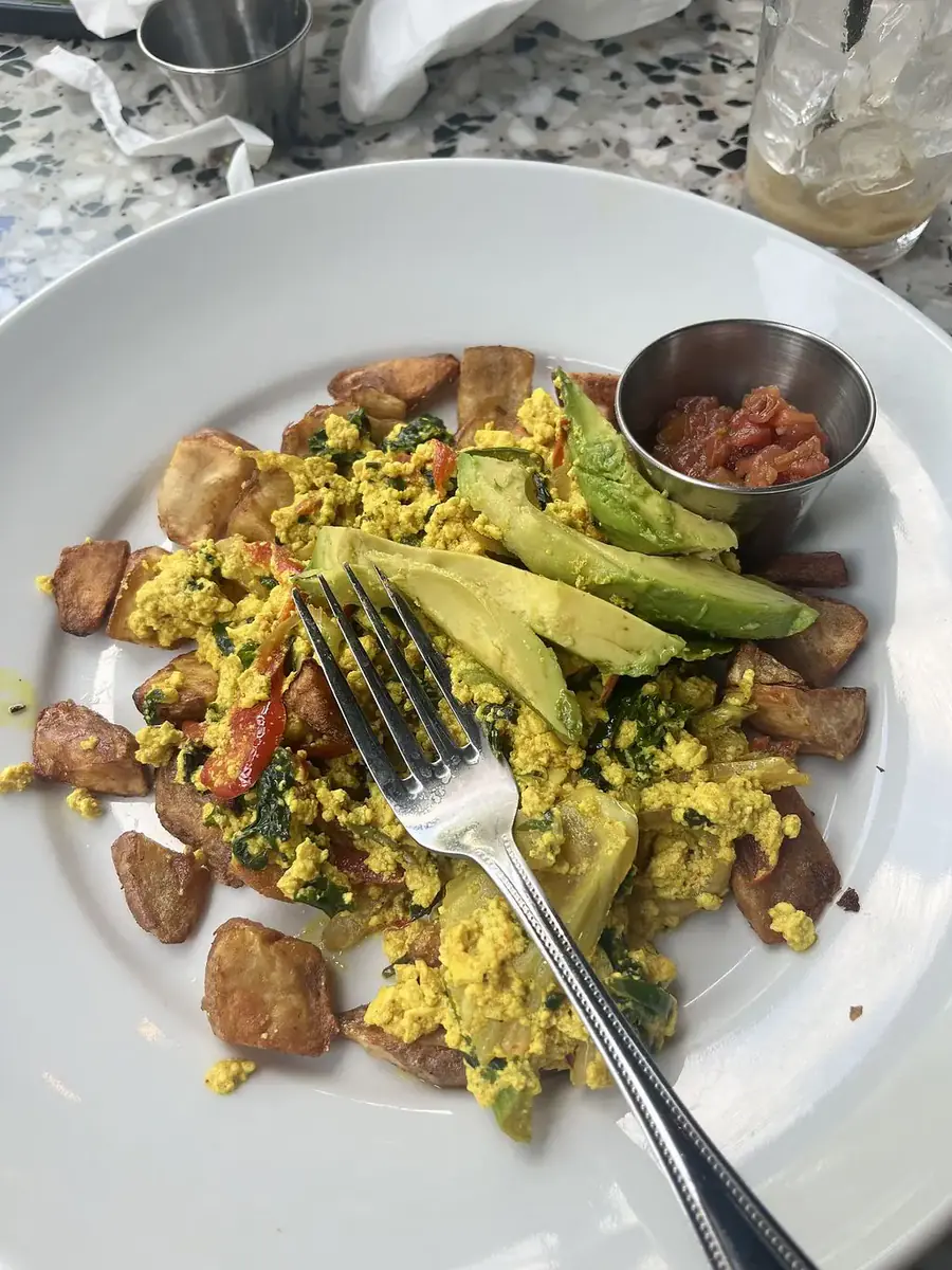 Vegetarian food at Milk & Honey in The Gulch, Nashville