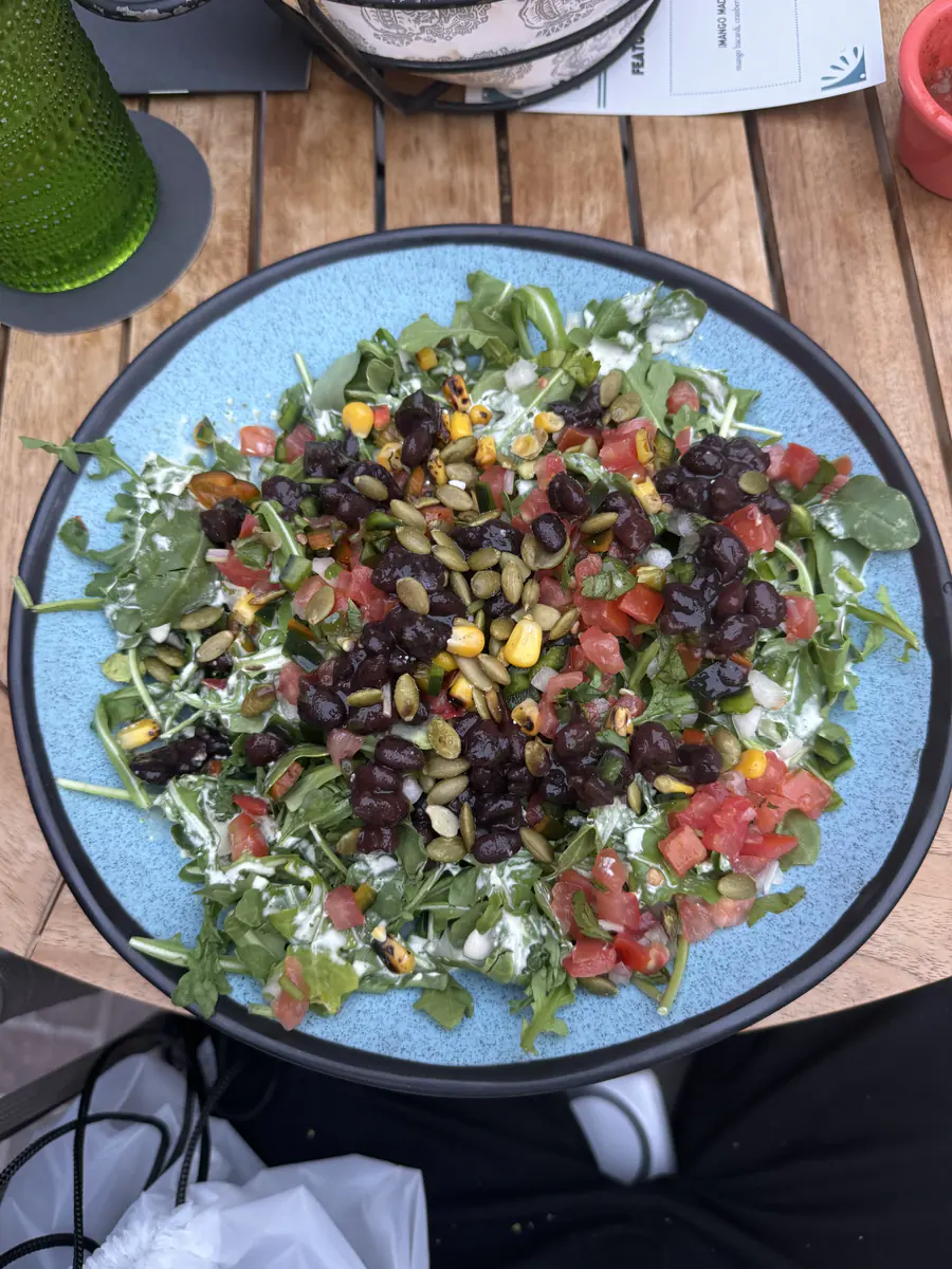 Vegetarian food at Saint Anejo in The Gulch, Nashville