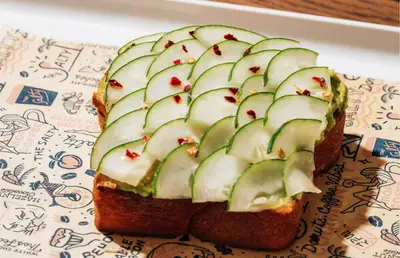 Vegetarian food at The Salty Donut in 12 South, Nashville