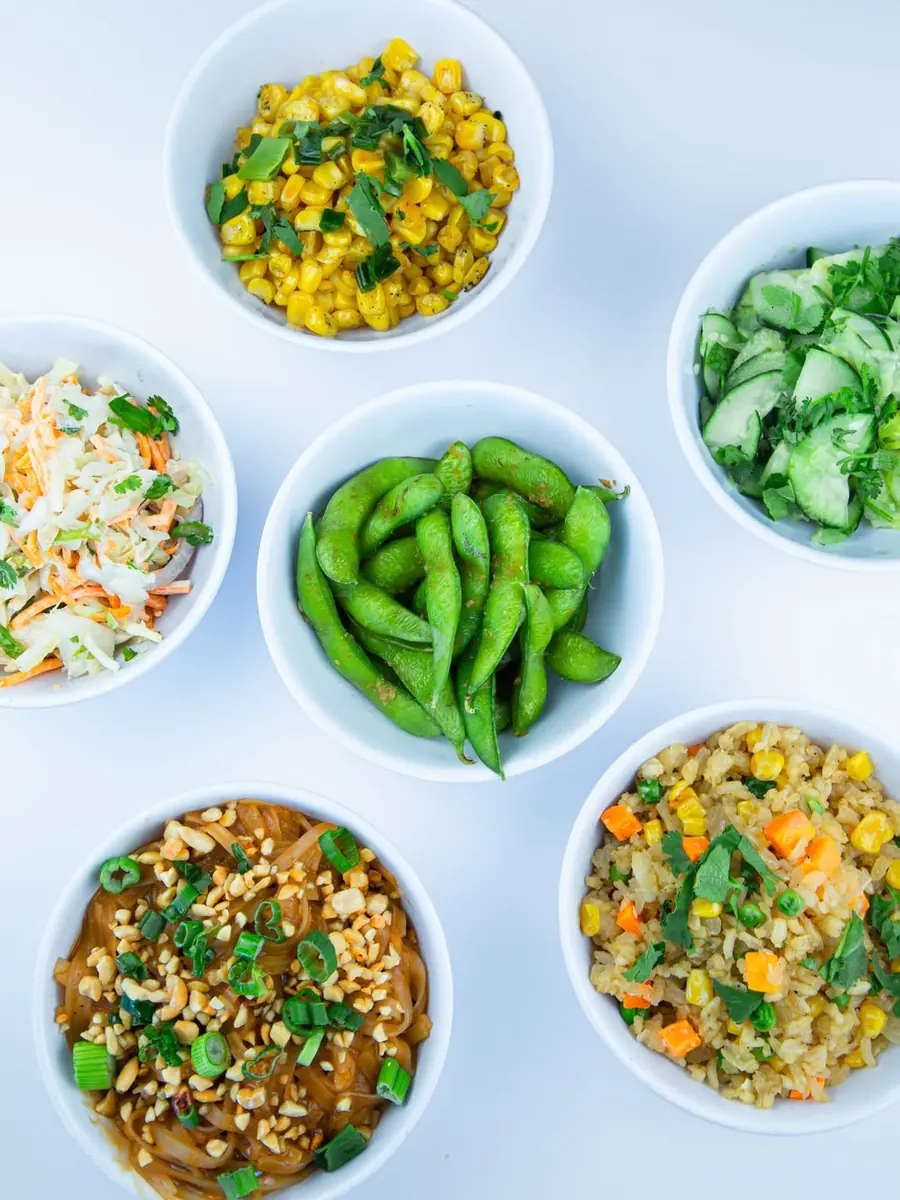 Vegetarian food at Vui's Kitchen in Berry Hill, Nashville